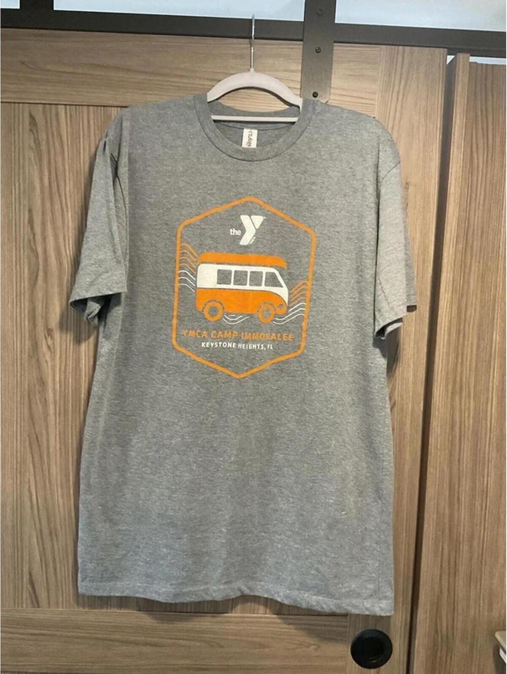 Tultex Premium 541 Mens Short Sleeve Crew Neck Camp Shirt Size L